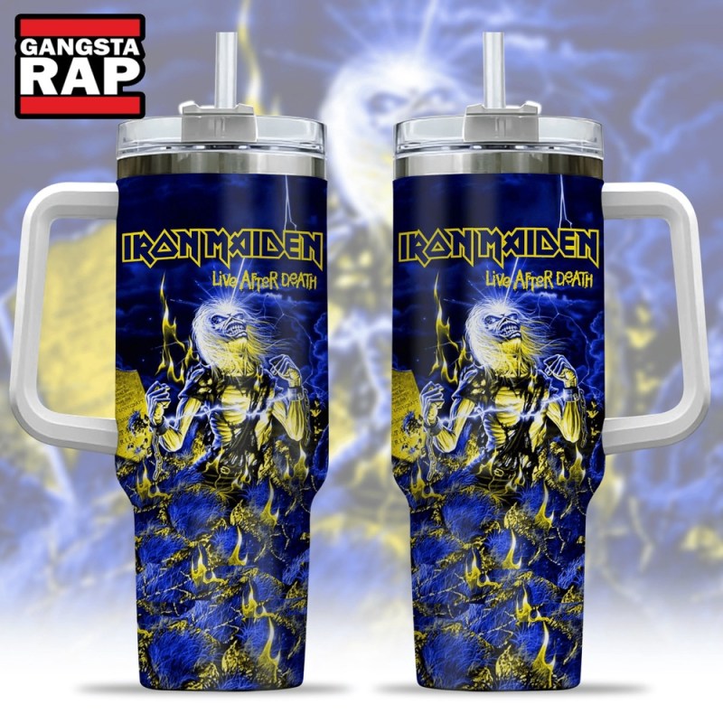 Iron Maiden Live Afrer Death Stanley Tumbler 40oz Iron Maiden Live Afrer Death Stanley Tumbler 40oz IFDD40OZ0006 Idea Fanatic