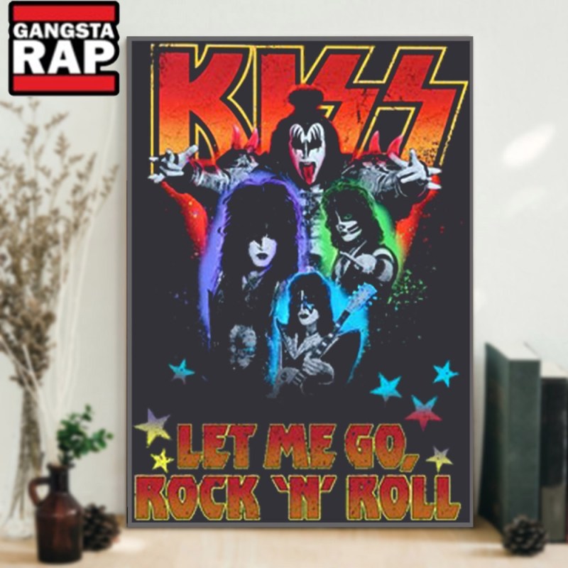 Kiss Band Let Me Go Rock N Roll Poster Canvas Art Kiss Band Let Me Go Rock N Roll Poster Canvas Art IDFCWA0039 Idea Fanatic