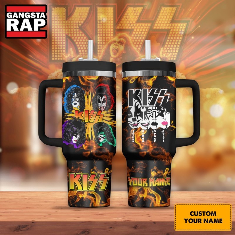 Kiss Band Music Graphics Custom Name Stanley Tumbler 40oz Kiss Band Music Graphics Custom Name Stanley Tumbler 40oz IFDD40OZ0003 Idea Fanatic