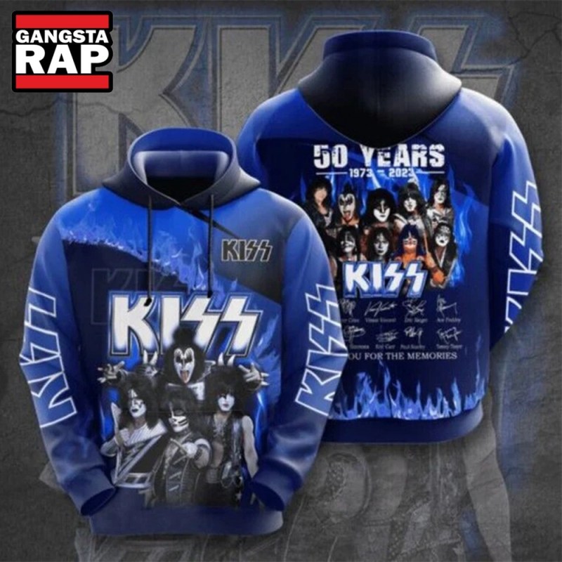 Kiss Rock Band Music Thank You For The Memories Signature Hoodie Kiss Rock Band Music Thank You For The Memories Signature Hoodie IFDDHD0048 Idea Fanatic