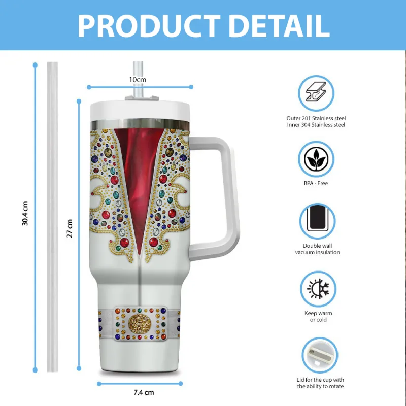 LBJ310124LNQ1VKH mk 3 Elvis Presley Custom Stanley Tumbler LBJ310124LNQ1VKH Idea Fanatic