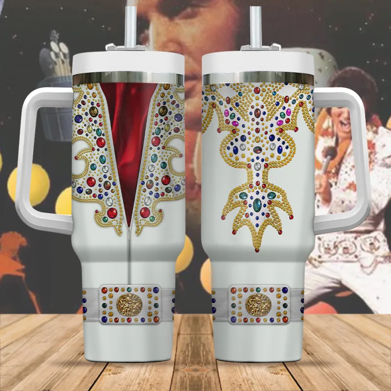 LBJ310124LNQ1VKH mk 4 Elvis Presley Custom Stanley Tumbler LBJ310124LNQ1VKH Idea Fanatic