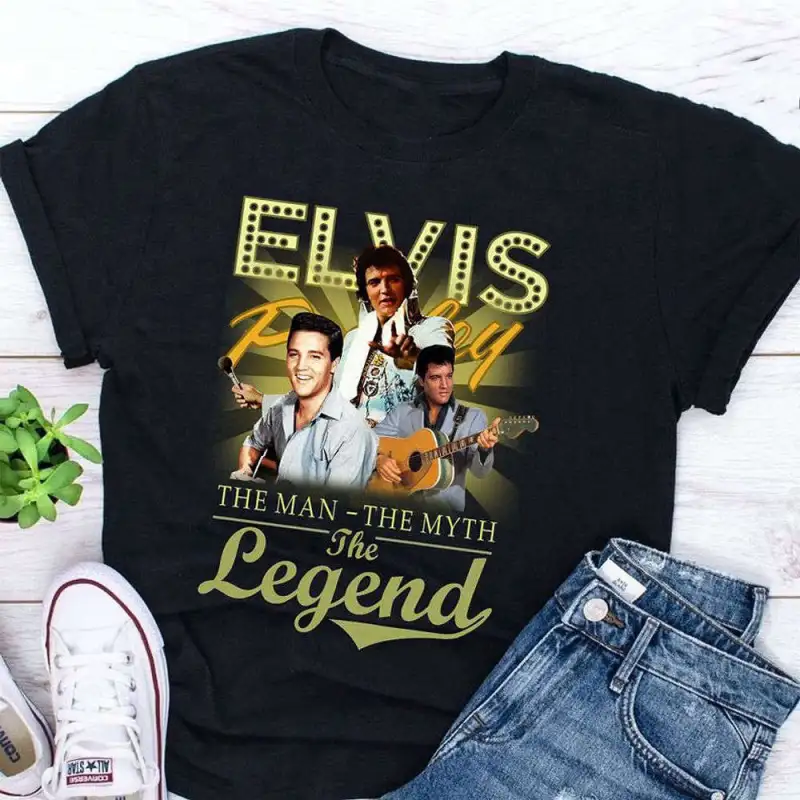 LSWOwa1a elvis presley the man the myth the legend t shirt 2 Elvis Presley The Man The Myth The Legend T-Shirt IDF86870 Idea Fanatic