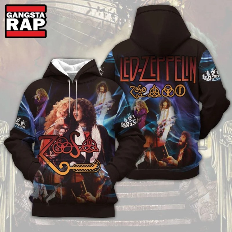 Led Zeppelin Rock Band Graphics Design 3D Hoodie Led Zeppelin Rock Band Graphics Design 3D Hoodie IFDDHD0022 Idea Fanatic