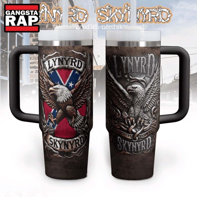 Lynyrd Skynyrd Music Stanley Tumbler 40oz Lynyrd Skynyrd Music Stanley Tumbler 40oz IFDD40OZ0069 Idea Fanatic