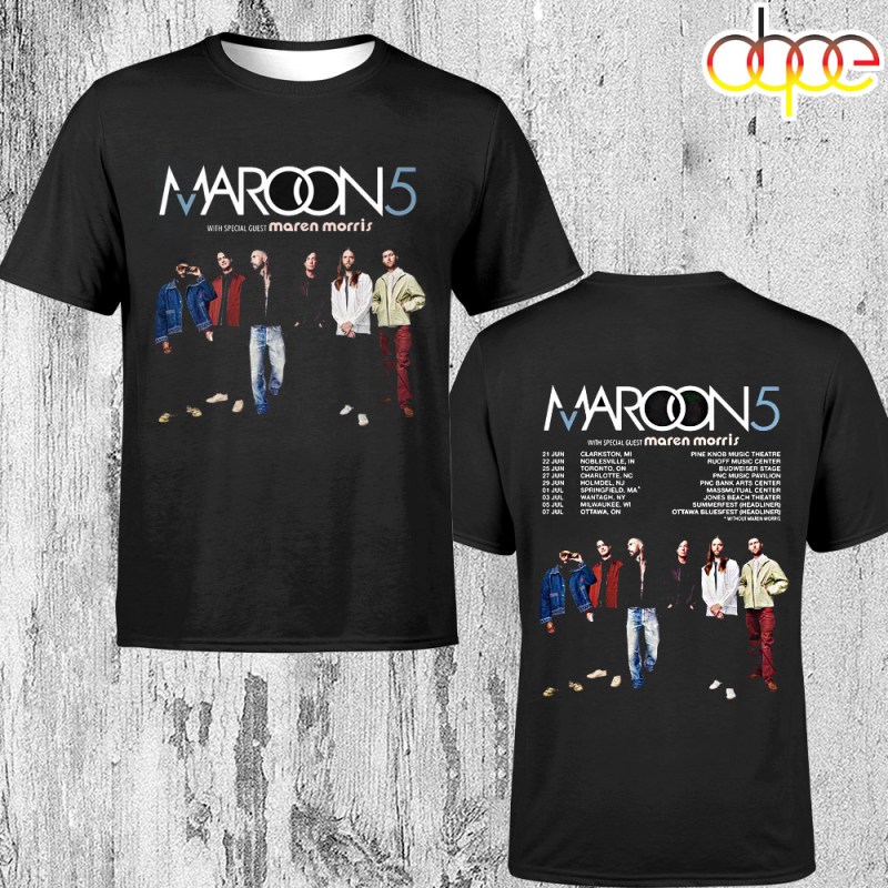 Maroon 5 2024 Tour Concert Music Unisex T Shirt Maroon 5 2024 Tour Concert Music Unisex T-Shirt IDF179409 Idea Fanatic