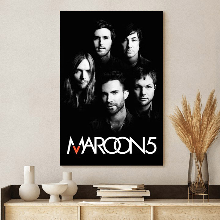 Maroon 5 Band Members Music 2024 Poster Canvas Maroon 5 Band Members Music 2024 Poster Canvas IDF179443 Idea Fanatic