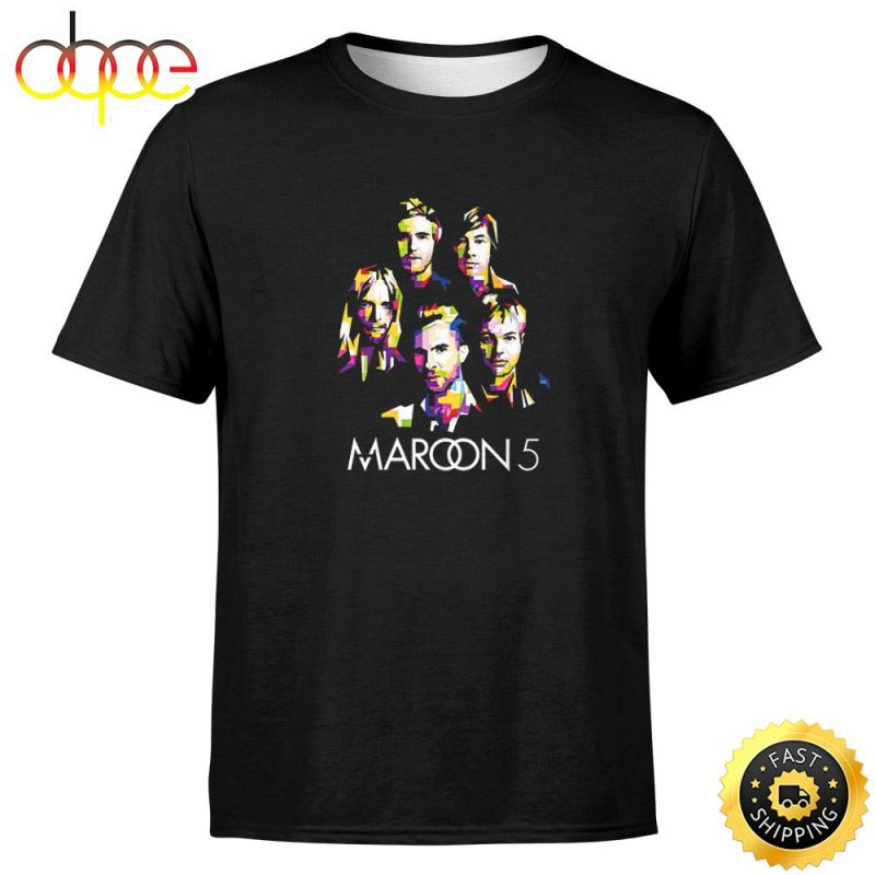 Maroon 5 World Tour 2022 Vintage Gift for Fan Unisex T shirt 1 Maroon 5 Vintage Gift Unisex T-shirt IDF95607 Idea Fanatic