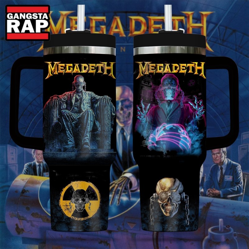 Megadeth Music Stanley Tumbler 40oz Megadeth Music Stanley Tumbler 40oz IFDD40OZ0048 Idea Fanatic