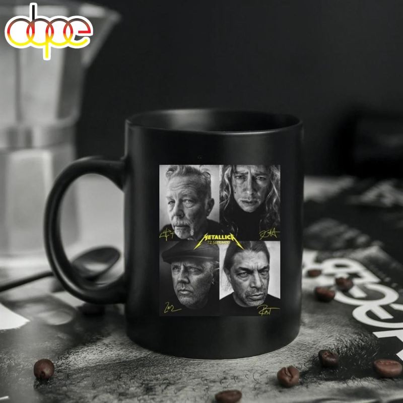 Metallica 72 Seasons Four Members Signatures Mug Metallica 72 Seasons Four Members Signatures Mug IDF176914 Idea Fanatic