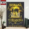 Metallica 72 Seasons Thank You For The Memories Signature Wall Art Poster Canvas Metallica 72 Seasons Thank You For The Memories Signature Wall Art Poster Canvas IDFCWA0032 Idea Fanatic