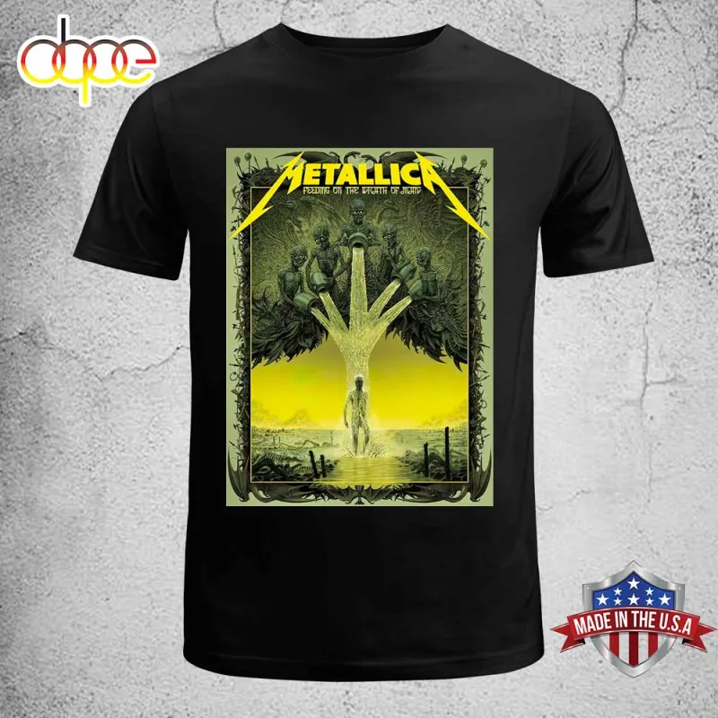 Metallica Feeding On The Wrath Of Man Unisex T Shirt 1 Metallica Feeding On The Wrath Of Man Unisex T-Shirt IDF179048 Idea Fanatic