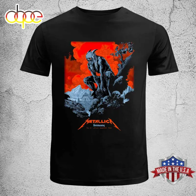 Metallica Germany Tour 2024 Unisex T Shirt 1 Metallica Germany Tour 2024 Unisex T-Shirt IDF1790470 Idea Fanatic