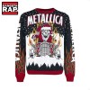 Metallica Gimme Yule Skull Santa Playing Drum Ugly Christmas Sweater Metallica Gimme Yule Skull Santa Playing Drum Ugly Christmas Sweater IFDDUSW0157 Idea Fanatic