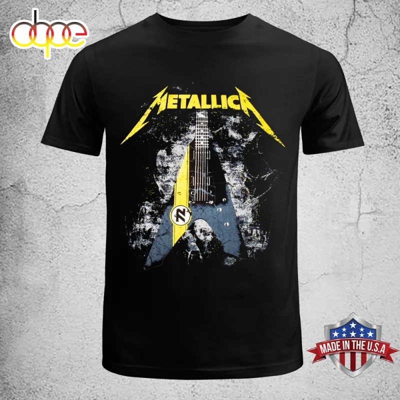 Metallica James Hetfield 72 Vulture Guitar Unisex T Shirt Metallica James Hetfield 72 Vulture Guitar Unisex T-Shirt IDF181142 Idea Fanatic