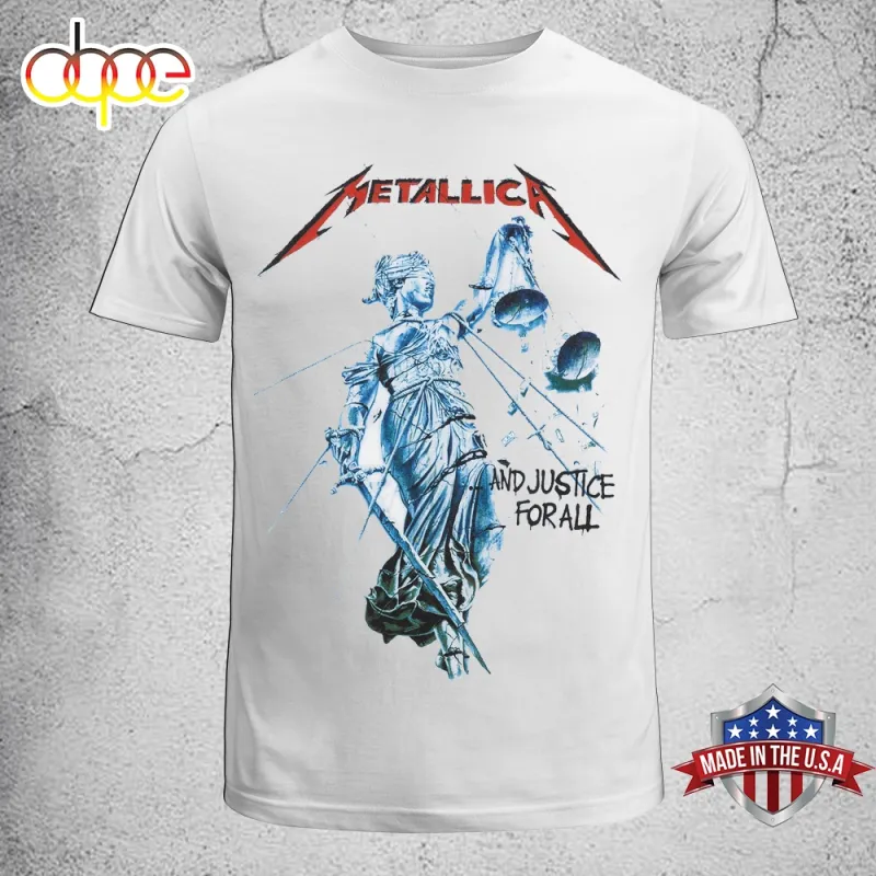 Metallica Justice For All Music Unisex T Shirt Metallica Justice For All Music Unisex T-Shirt IDF1818700 Idea Fanatic