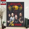 Metallica M72 Spain World Tour 2024 Wall Art Poster Canvas Metallica M72 Spain World Tour 2024 Wall Art Poster Canvas IDFCWA0111 Idea Fanatic