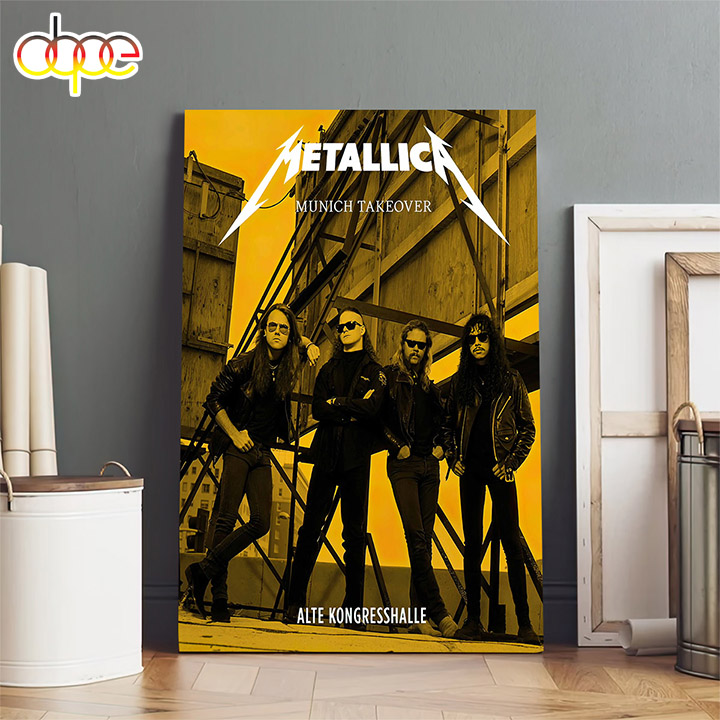 Metallica Munich Takeover World Tour 2024 Poster Canvas Metallica Munich Takeover World Tour 2024 Poster Canvas IDF179061 Idea Fanatic