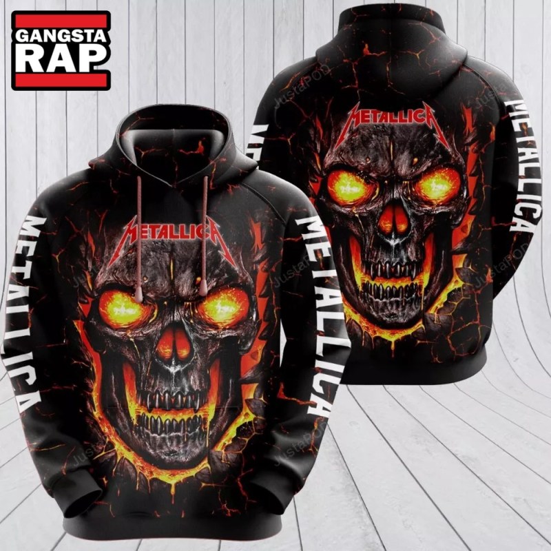 Metallica Skull Black Hoodie Metallica Music Band Hoodie Metallica Skull Black Hoodie, Metallica Music Band Hoodie IFDDHD0233 Idea Fanatic