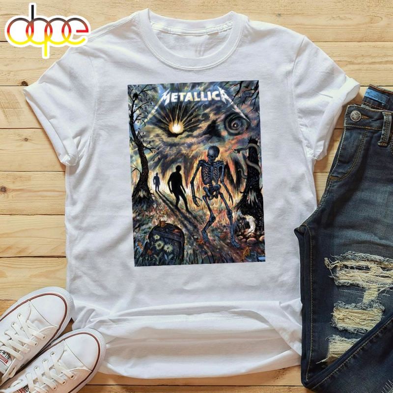 Metallica Sleep Walk My Life Away 2024 Unisex T shirt Metallica Sleep Walk My Life Away 2024 Unisex T-shirt IDF176961 Idea Fanatic