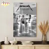 Metallica The Black Album In Black White Poster Canvas Metallica The Black Album In Black & White Poster Canvas IDF179059 Idea Fanatic