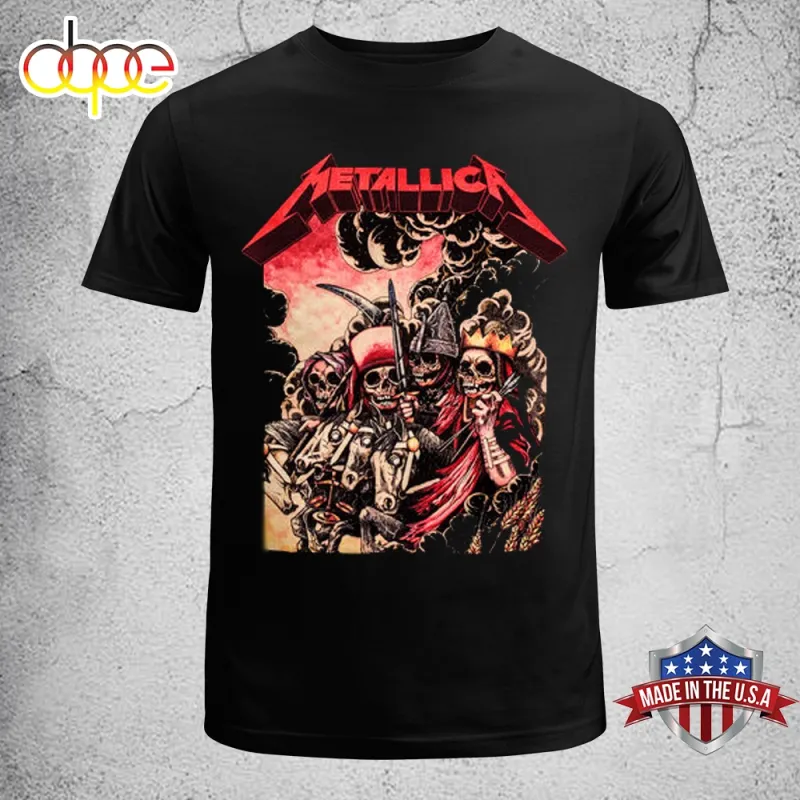 Metallica The Four Horsemen Music Unisex T Shirt Metallica The Four Horsemen Music Unisex T-Shirt IDF181149 Idea Fanatic