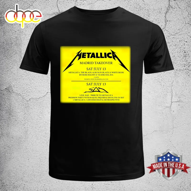 Metallica The M72 World Tour Music 2024 Unisex T Shirt Metallica The M72 World Tour Music 2024 Unisex T-Shirt IDF181010 Idea Fanatic