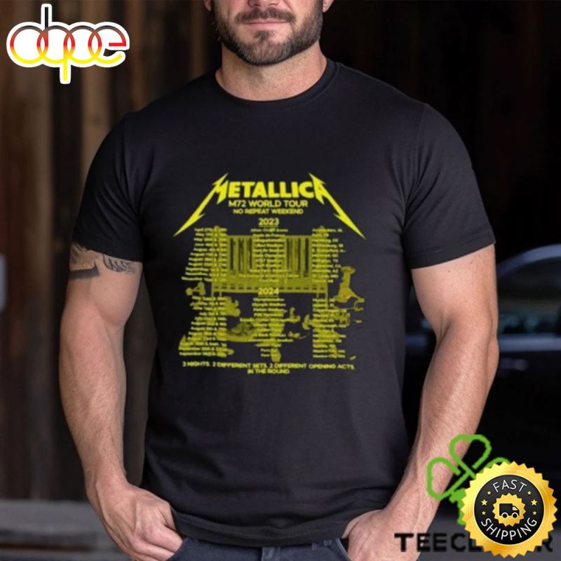 Metallica Album Song And Tour 2023 2024 Merch Metallica Skull 72 Seasons Shirt irgpca Metallica Album Song And Tour 2023-2024 Merch Shirt IDF158171 Idea Fanatic