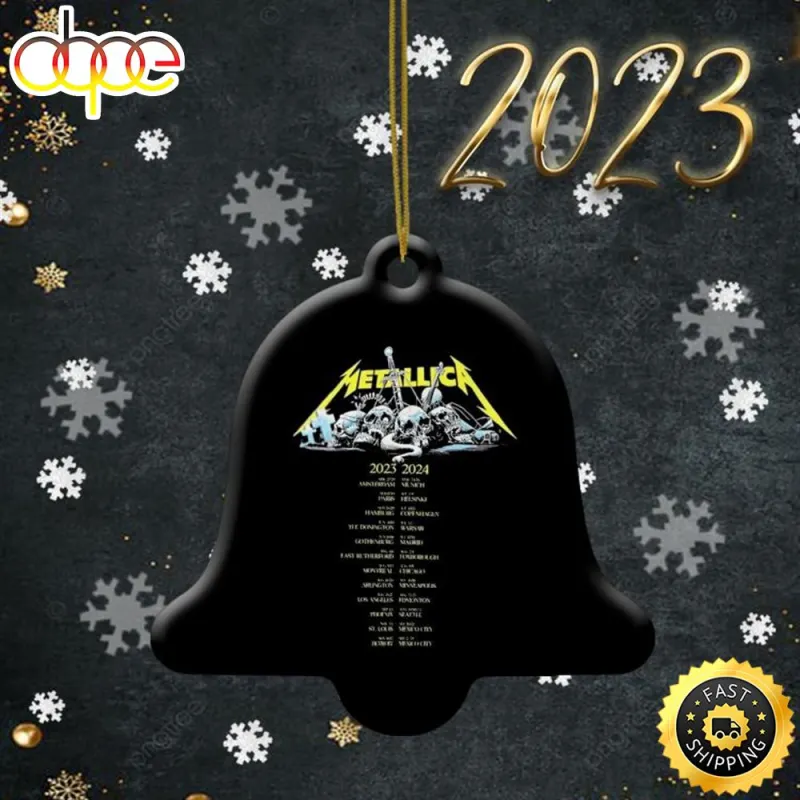 Metallica Band Metal Tour 2023 2024 Music Event Ornament wn1o5i Metallica Band Metal Tour 2023-2024 Music Event Ornament IDF156364 Idea Fanatic