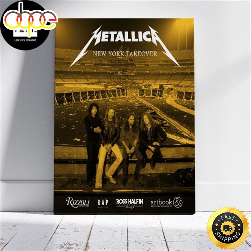 Metallica New York TakeOver Fan Gifts Home Decor Poster Canvas hmfqr0 Metallica New York TakeOver Poster Canvas IDF158236 Idea Fanatic