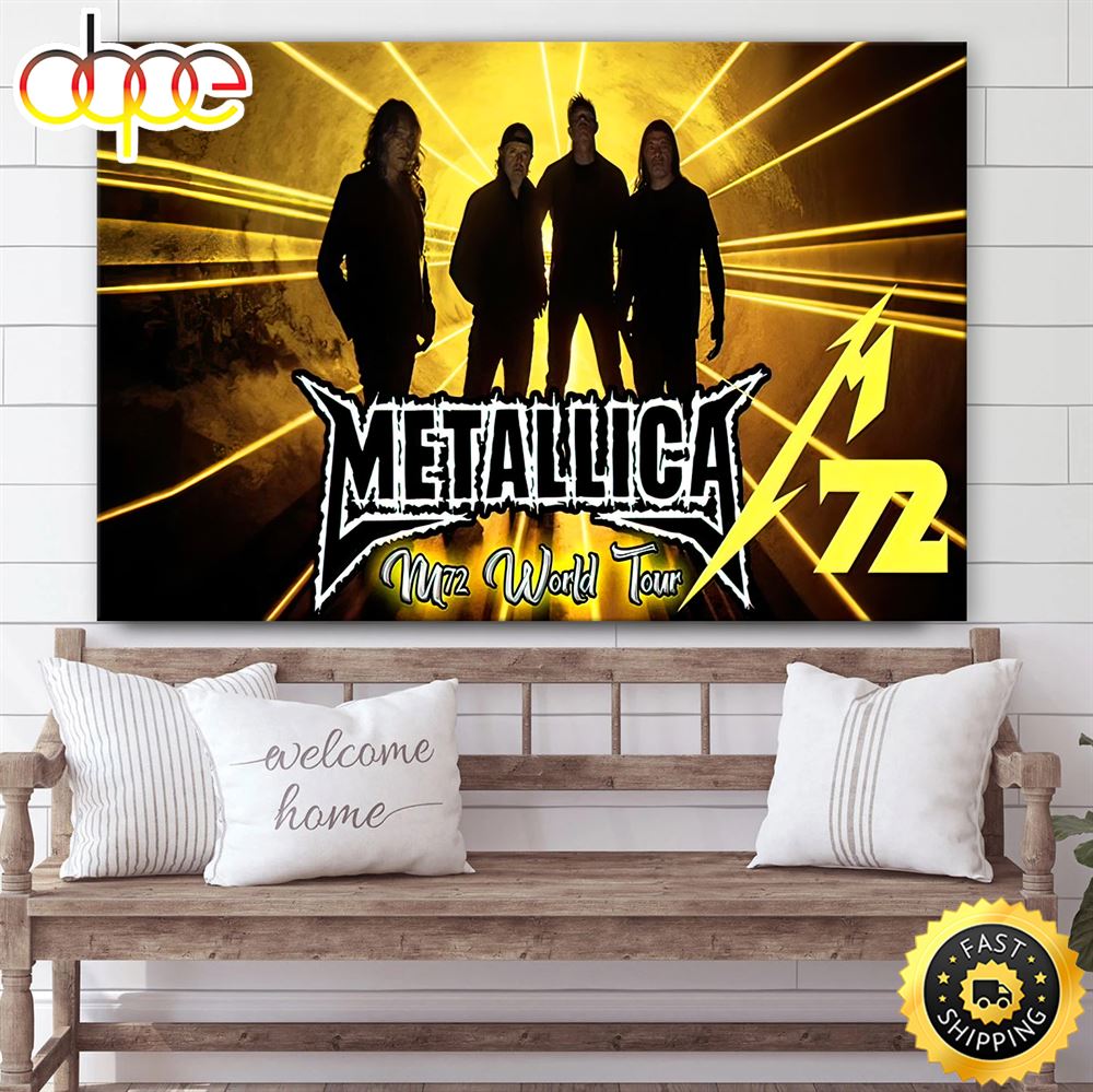 Metallica Pantera Mammoth Wvh Metallica Pantera & Mammoth Wvh – Friday At At&T Stadium At&T Arlington Tx Canvas IDF125663 Idea Fanatic