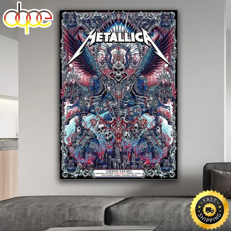 Metallica The M72 World Tour M72 Hamburg Pop Metallica The M72 World Tour Hamburg Pop-Up Poster IDF158240 Idea Fanatic