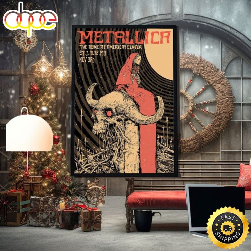 Metallica Tonight In St Louis The Dome At America Center M72 World Tour Nov 3rd Canvas q3kmd5 Metallica Tonight In St Louis The Dome At America Center M72 World Tour Nov 3rd Canvas IDF158244 Idea Fanatic