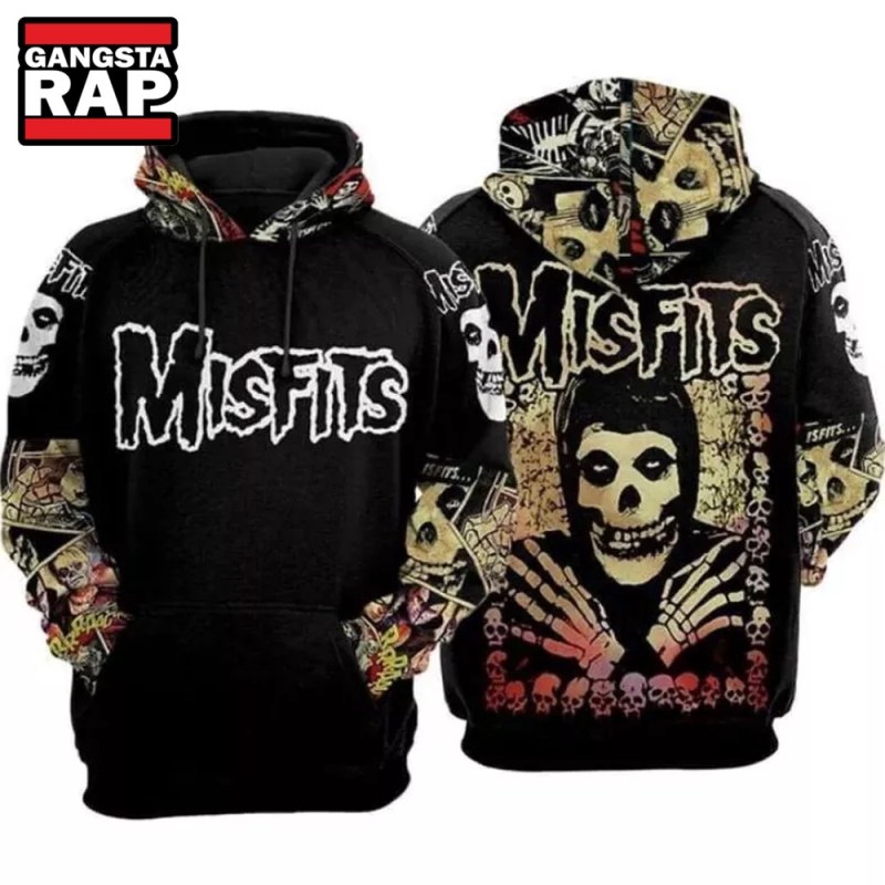 Misfits Punk Rock Band Skull Skeleton Halloween 3D Hoodie Misfits Punk Rock Band Skull Skeleton Halloween 3D Hoodie IFDDHD0040 Idea Fanatic