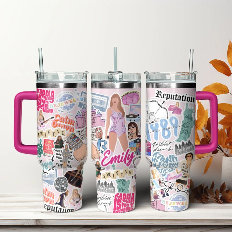 Mockup 2 845267dc a277 4d52 8f68 be4eb4147d28 Taylor Swift Music Custom 40oz Stainless Steel Tumbler IFDD40OZ0123 Idea Fanatic