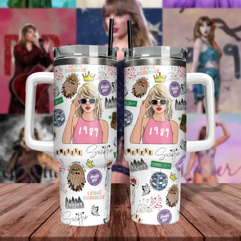 Mockup 3 415e60fe 22bf 40fe b42b e826de8a8102 Taylor Swift Music Custom 40oz Stainless Steel Tumbler IFDD40OZ0122 Idea Fanatic