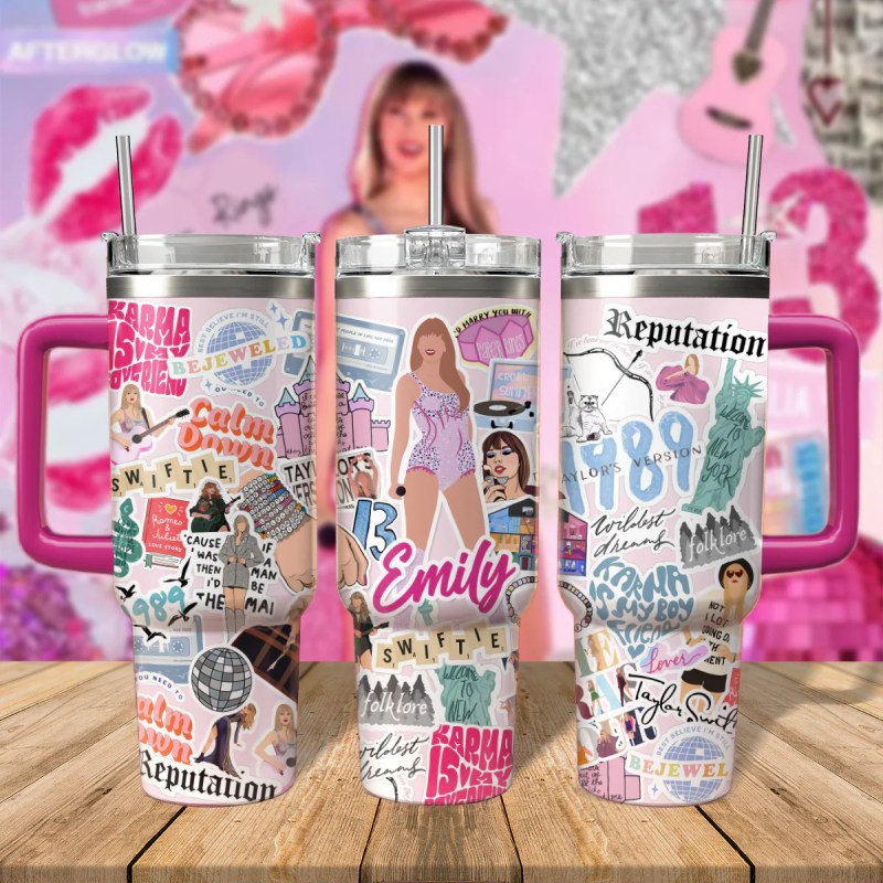 Mockup 8 be303457 df7e 40e4 b3f0 2a5c680cac89 Taylor Swift Music Custom 40oz Stainless Steel Tumbler IFDD40OZ0123 Idea Fanatic