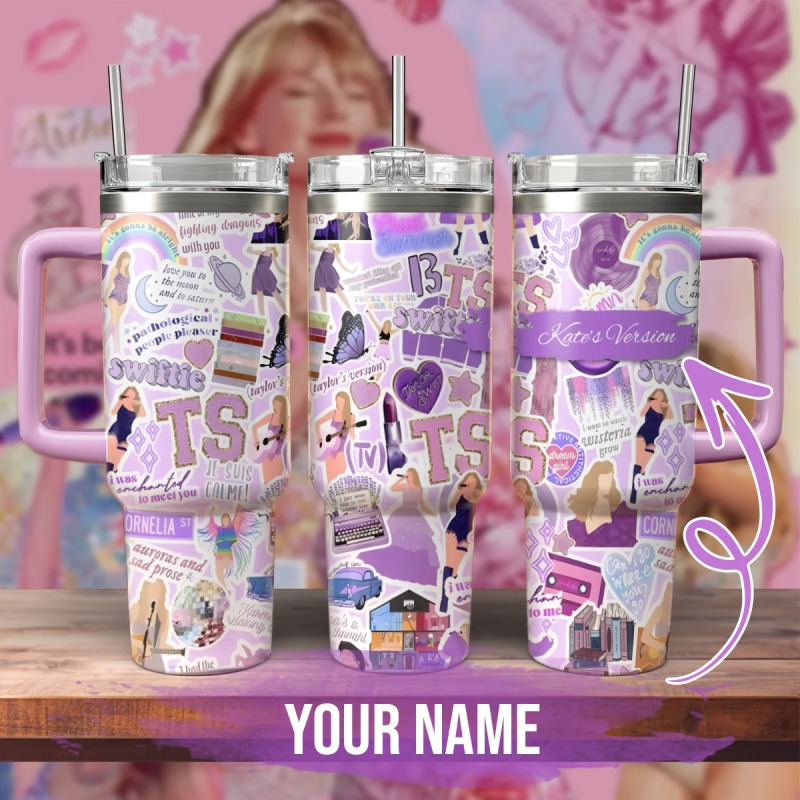 Mockup1 c58c82f3 4ff8 428b 831b 54f488a85574 Taylor Swift Music Custom 40oz Stainless Steel Tumbler IFDD40OZ0124 Idea Fanatic