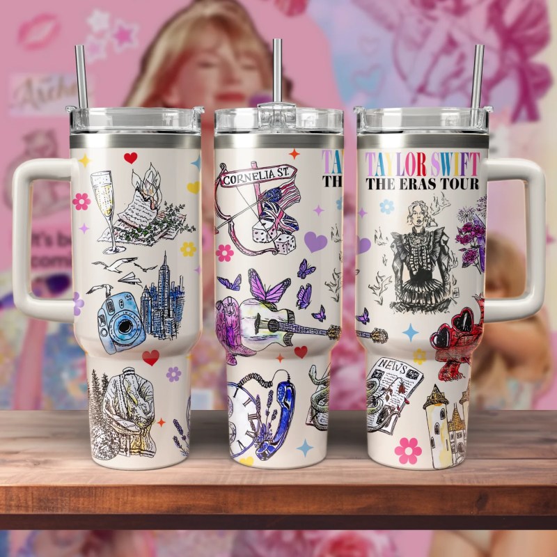 Mockup2 33df0535 9122 46b6 bafe d1b3fc892c12 Taylor Swift Music Custom 40oz Stainless Steel Tumbler IFDD40OZ0121 Idea Fanatic