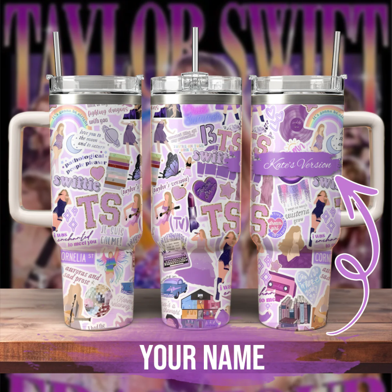 Mockup2 f35d3198 3b0f 4f92 970d 5663fbefef13 Taylor Swift Music Custom 40oz Stainless Steel Tumbler IFDD40OZ0124 Idea Fanatic