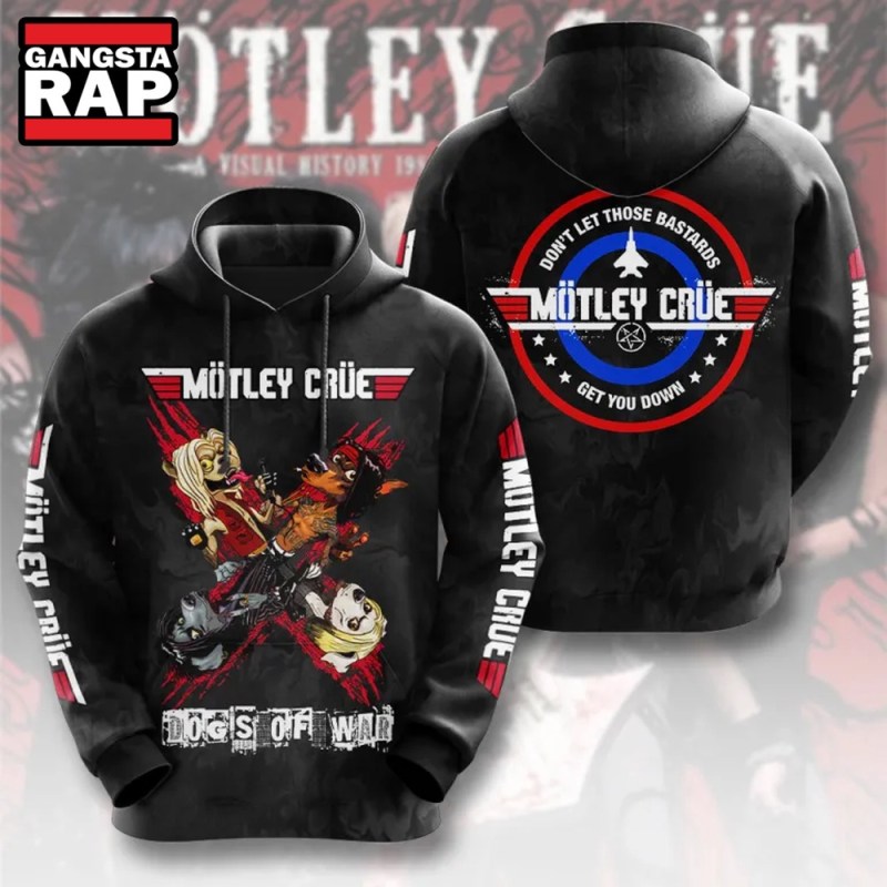 Motley Crue Rock Band Dogs Of War Hoodie Motley Crue Rock Band Dogs Of War Hoodie IFDDHD0111 Idea Fanatic