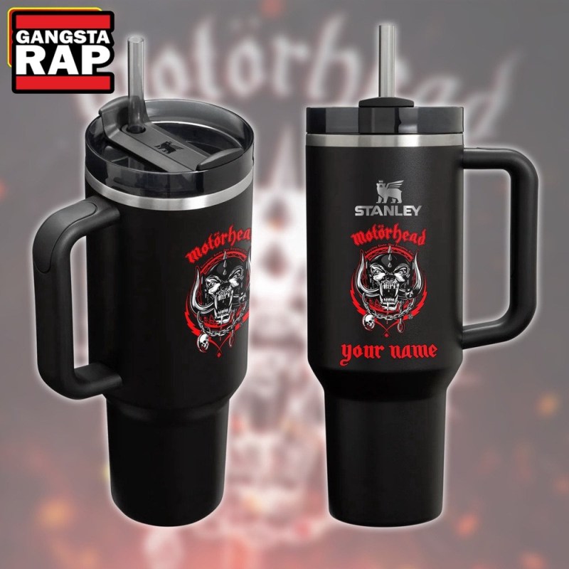 Motorhead Music Fan Custom Stanley Tumbler 40oz Motorhead Music Fan Custom Stanley Tumbler 40oz IFDD40OZ0043 Idea Fanatic