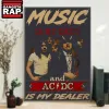 Music Is My Drug And ACDC Is My Dealer Poster Canvas Art Music Is My Drug And AC/DC Is My Dealer Poster Canvas Art IDFCWA0048 Idea Fanatic