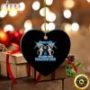 NBA Golden State Warriors Logo Black Metallica Heart Shaped Ornament IDF158281 Idea Fanatic
