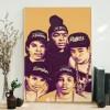 NWA Rapper Hip Hop 90s Poster Canvas N.W.A Rapper Hip Hop 90s Poster Canvas IDFCWA0219 Idea Fanatic