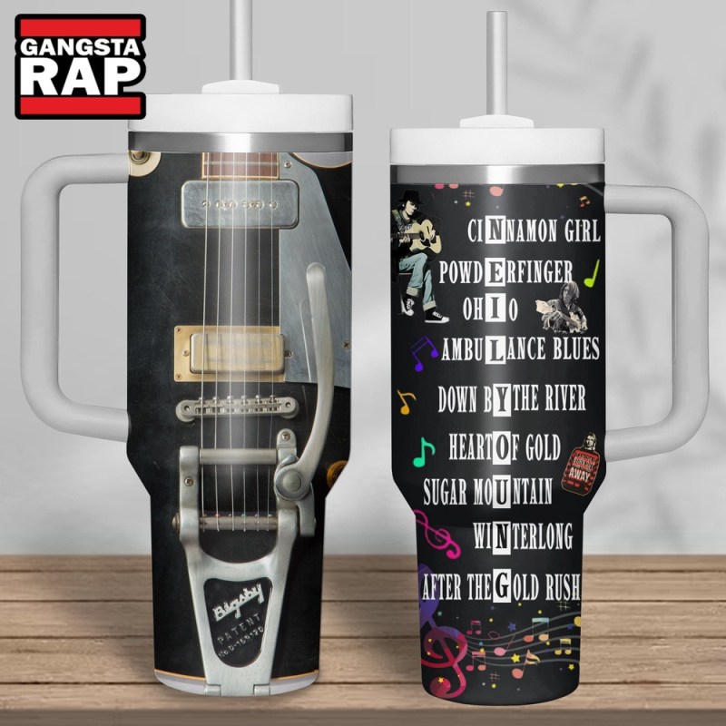 Neil Young Music Fan Gifts Stanley Tumbler 40oz Neil Young Music Fan Gifts Stanley Tumbler 40oz IFDD40OZ0082 Idea Fanatic