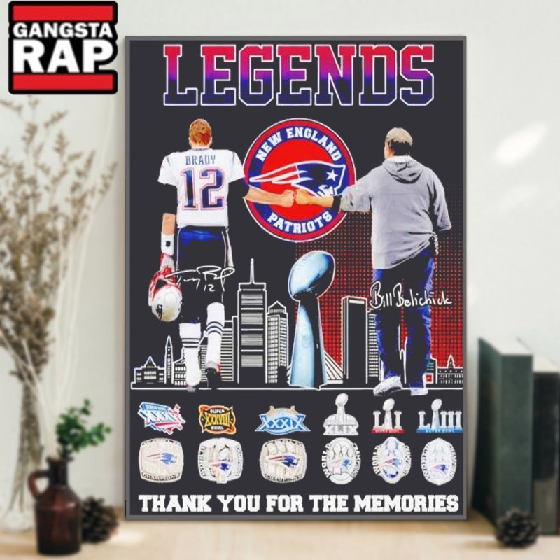 New England Patriots Bill Belichick Tom Brady Hall Of Fame Legends Football Poster Canvas Art New England Patriots Bill Belichick Tom Brady Hall Of Fame Legends Football Poster Canvas Art IDFCWA0167 Idea Fanatic