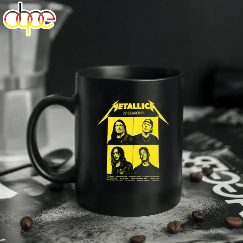 Official Metallica 72 Seasons Four Faces Mug Official Metallica 72 Seasons Four Faces Mug IDF176928 Idea Fanatic