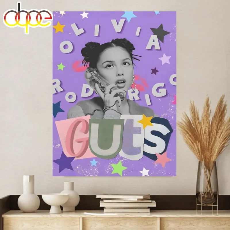 Olivia Rodrigo 2024 Guts Poster Canvas Olivia Rodrigo 2024 Guts Poster Canvas IDF173414 Idea Fanatic