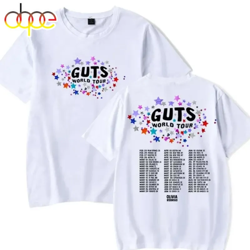 Olivia Rodrigo 2024 Guts World Tour Merch T Shirt Olivia Rodrigo 2024 Guts World Tour Merch T-Shirt IDF173424 Idea Fanatic